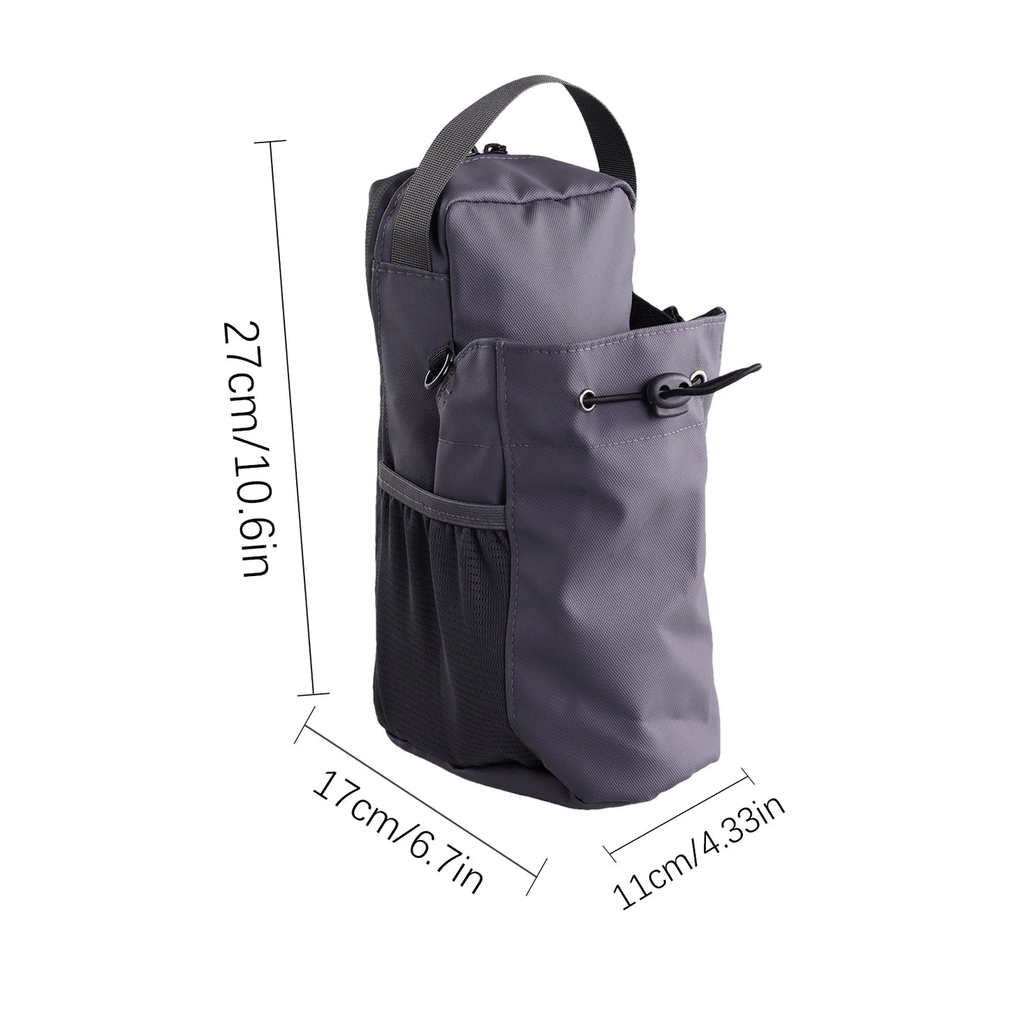 FortrenFlex Magnetic Gym Sling Bag Water Bottle & Phone Holder Waterproof Crossbody Bag for Outdoor Sports Travel Fitness Accessories