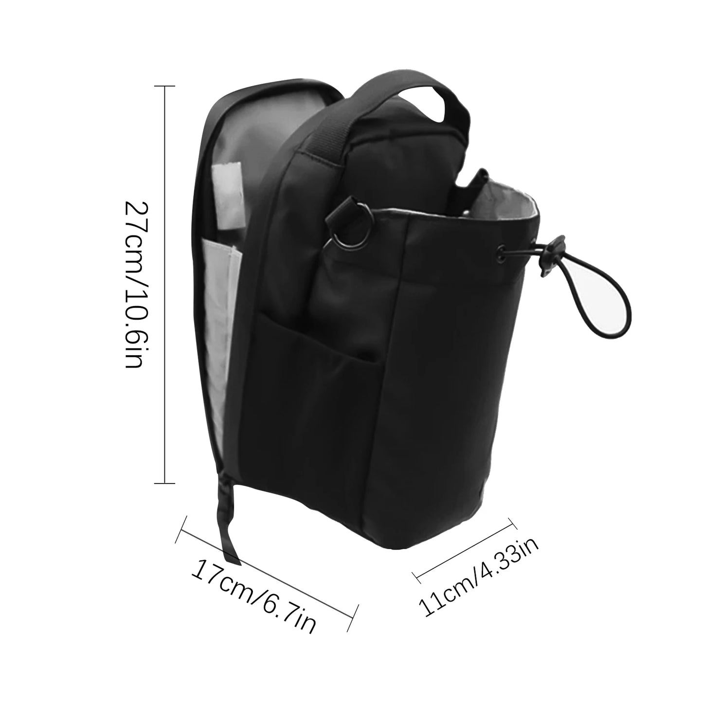 FortrenFlex Magnetic Gym Sling Bag Water Bottle & Phone Holder Waterproof Crossbody Bag for Outdoor Sports Travel Fitness Accessories