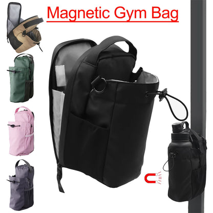 FortrenFlex Magnetic Gym Sling Bag Water Bottle & Phone Holder Waterproof Crossbody Bag for Outdoor Sports Travel Fitness Accessories
